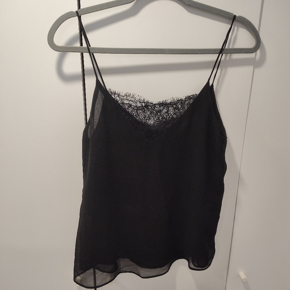 Sheer lace camisole size s